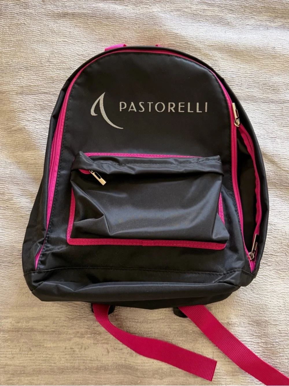 Pastorelli Kids Black & Pink Backpack